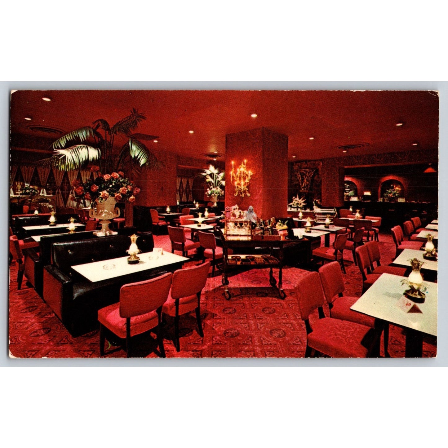 Chicago IL Illinois Charade A Go-Go Palmer House Hilton Hotel Chrome Postcard