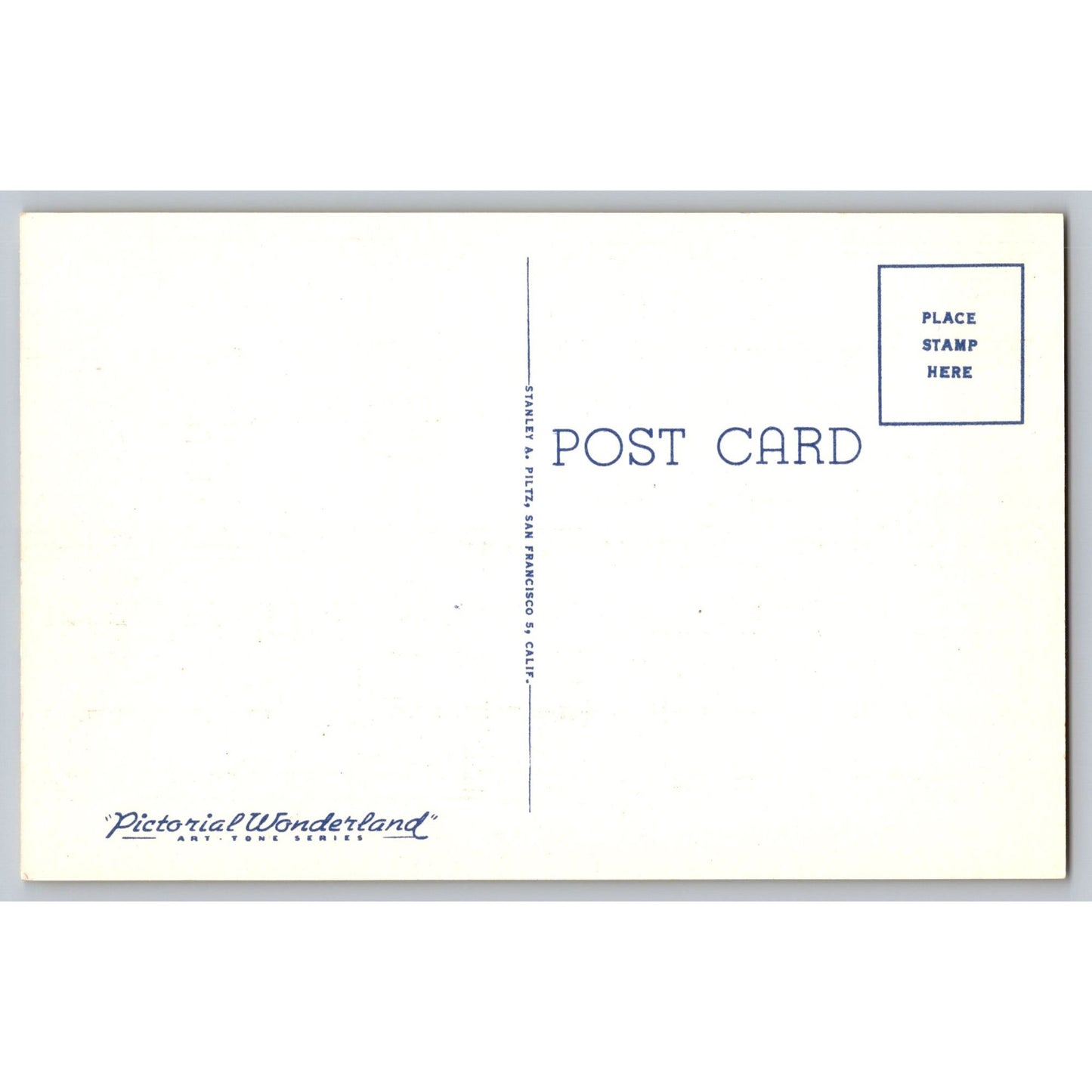 Santa Cruz County CA California Big Trees Park Large Letter Illustrated Postcard