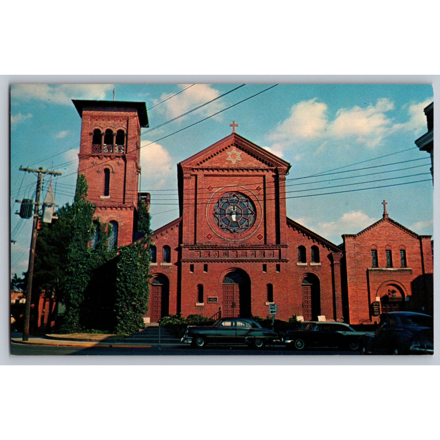 Salisbury MD Maryland St Peters Episcopal Church Chrome Postcard Unused