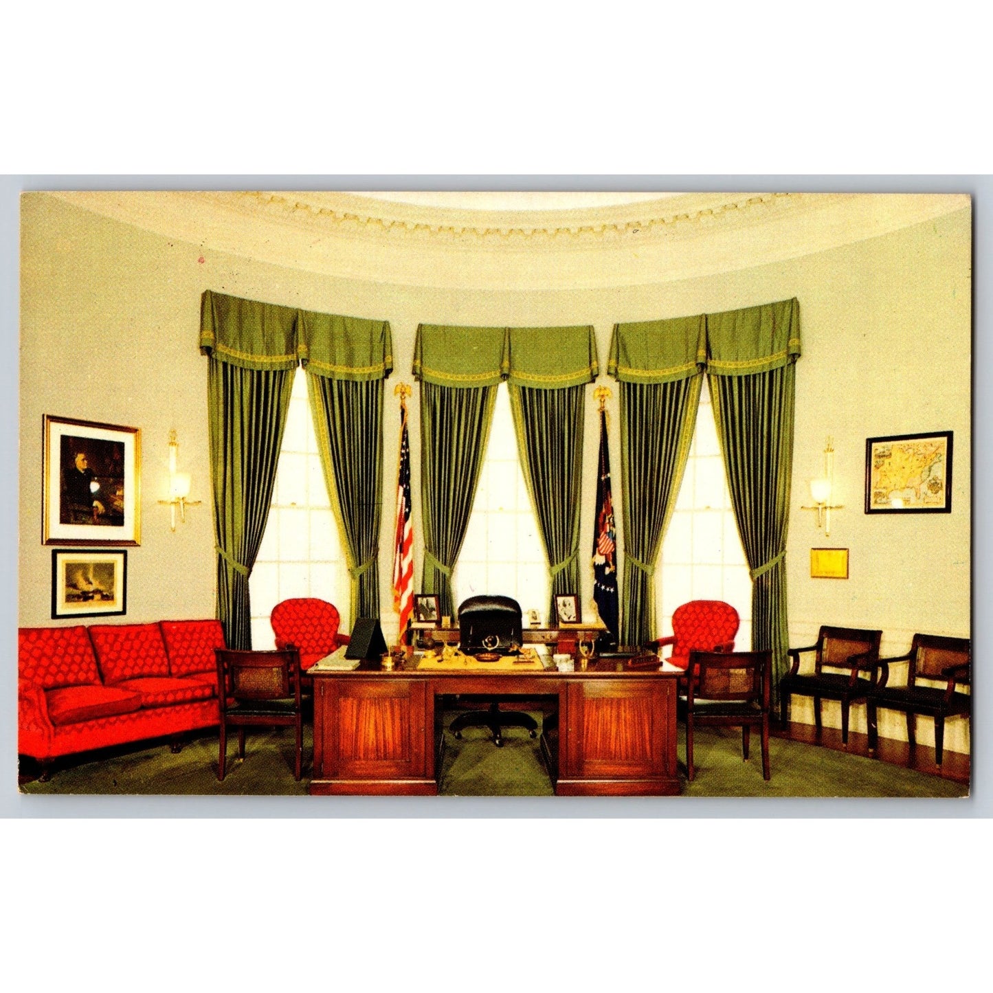 Independence MO Missouri Harry S Truman Library 1950s Chrome Postcard Unused