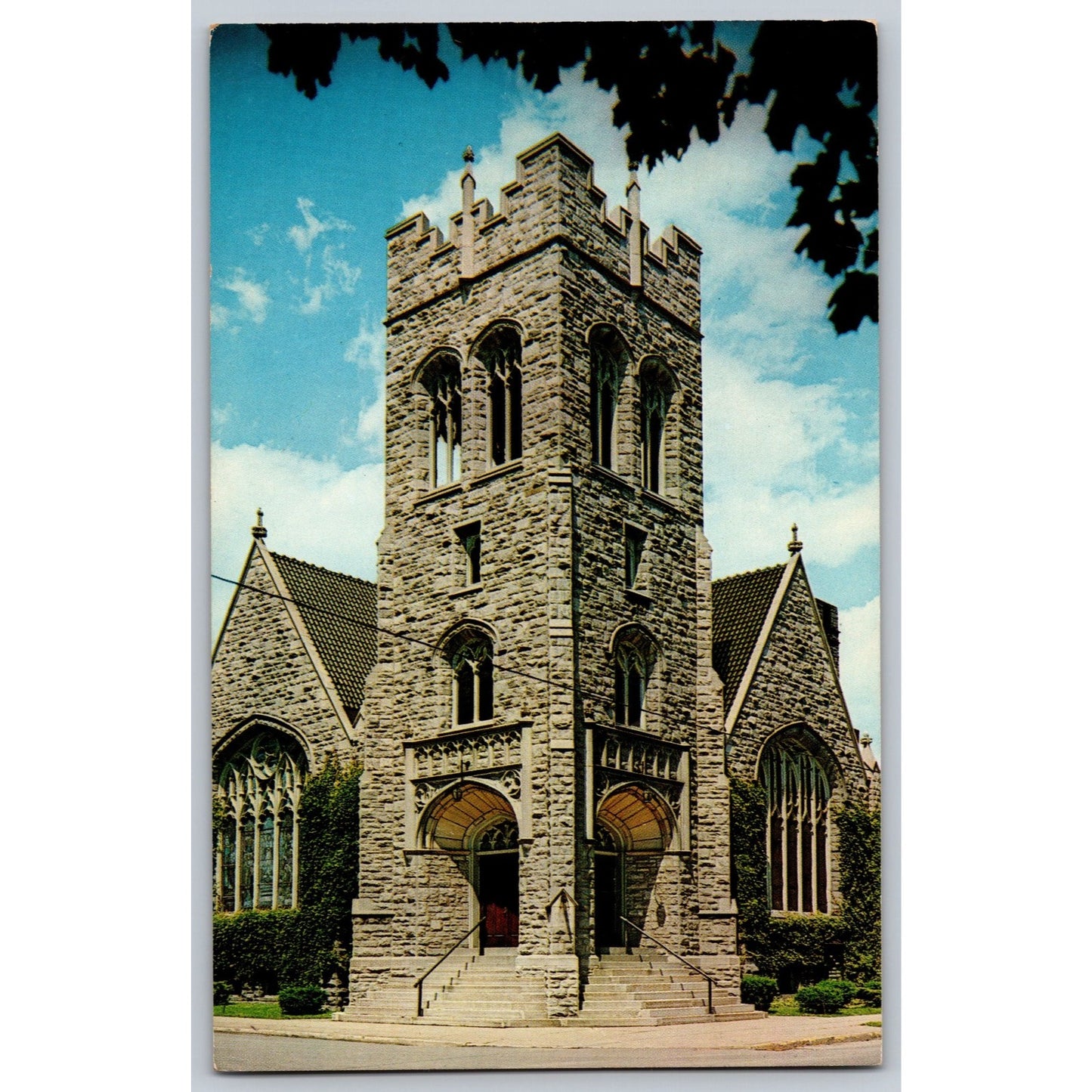 Williamsport PA Pennsylvania St. Paul Lutheran Church Chrome Postcard Unused