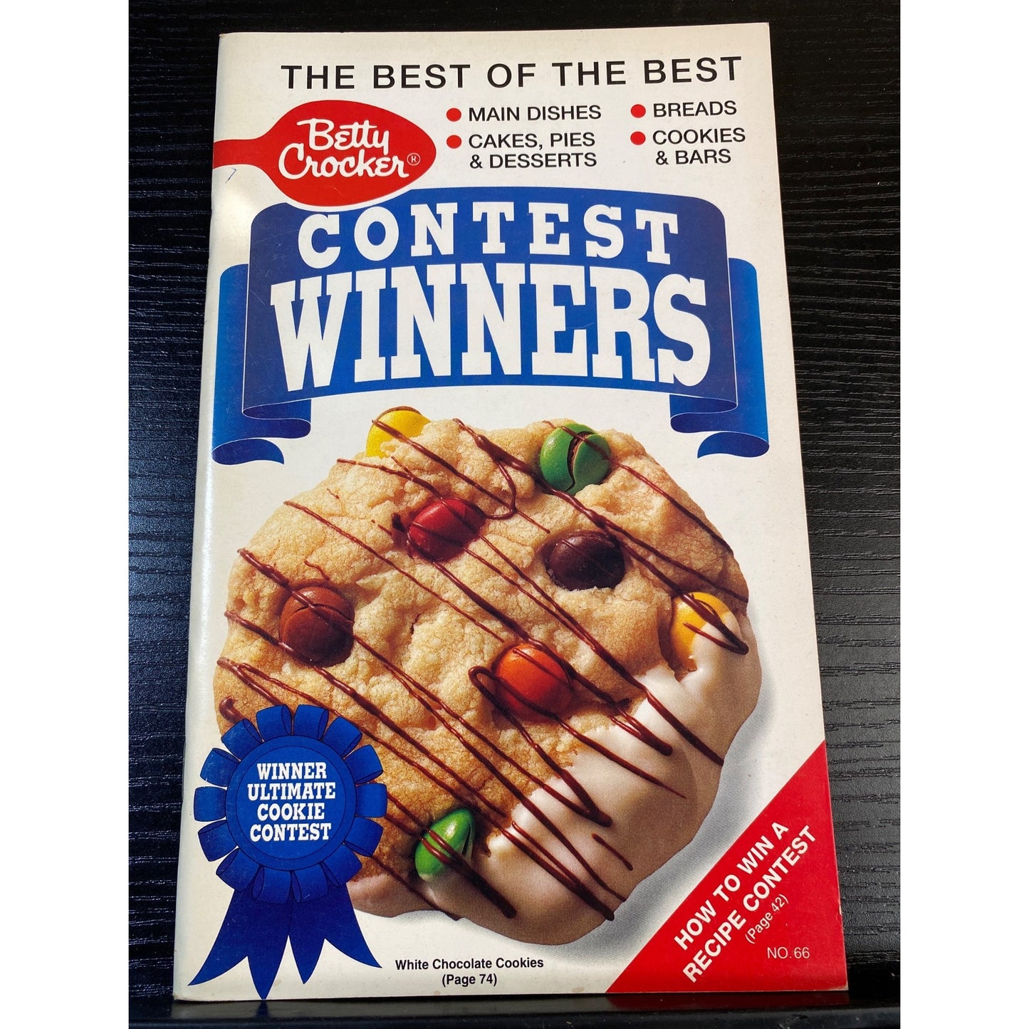 Betty Crocker Contest Winners Cookbook Booklet 1992 Prizewinning Recipes
