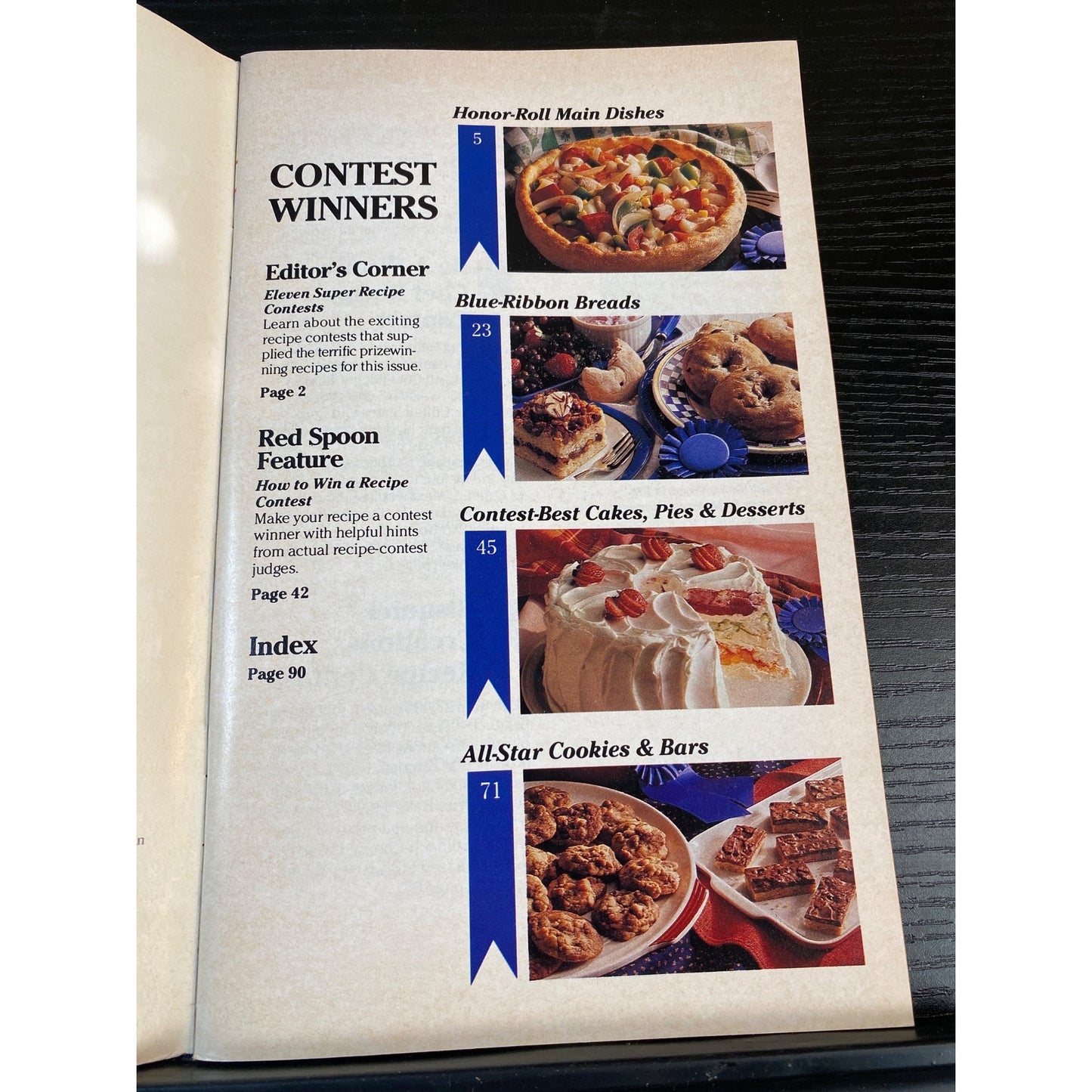 Betty Crocker Contest Winners Cookbook Booklet 1992 Prizewinning Recipes