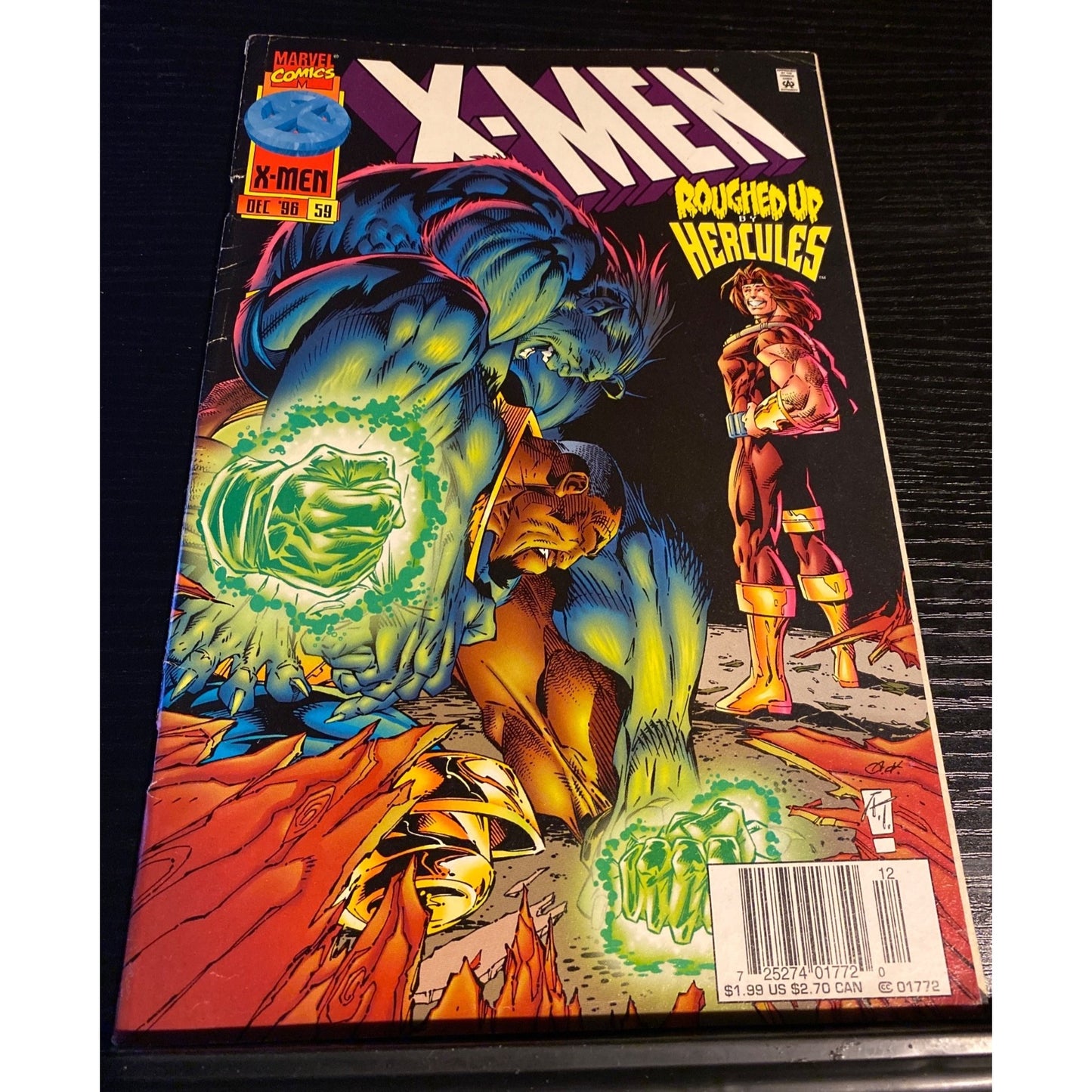Marvel Comics X-Men Issue No. 58 December 1996 Roughhouse Hercules Edition