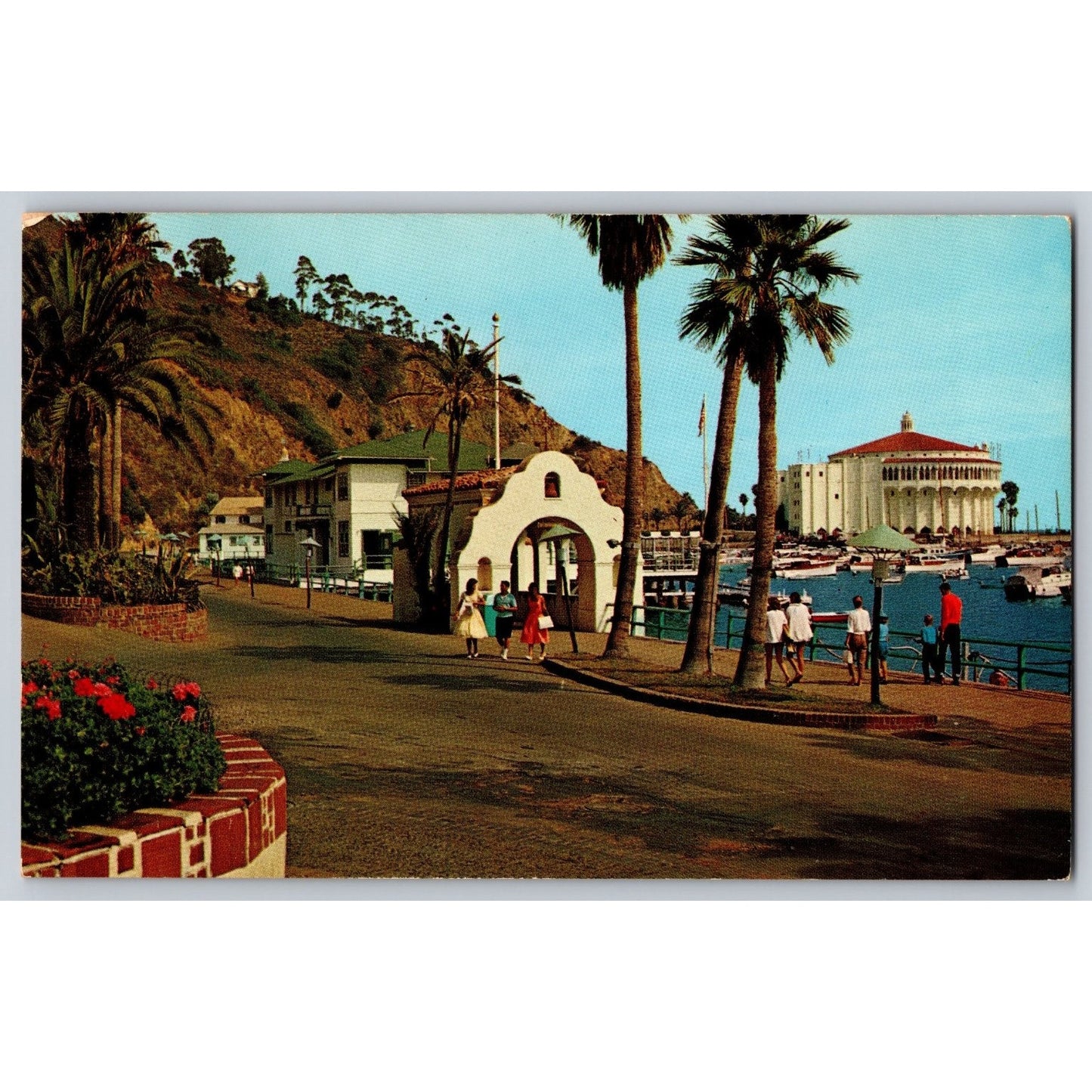 Avalon CA California Catalina Island Casino Ballroom View 1962 Chrome Postcard