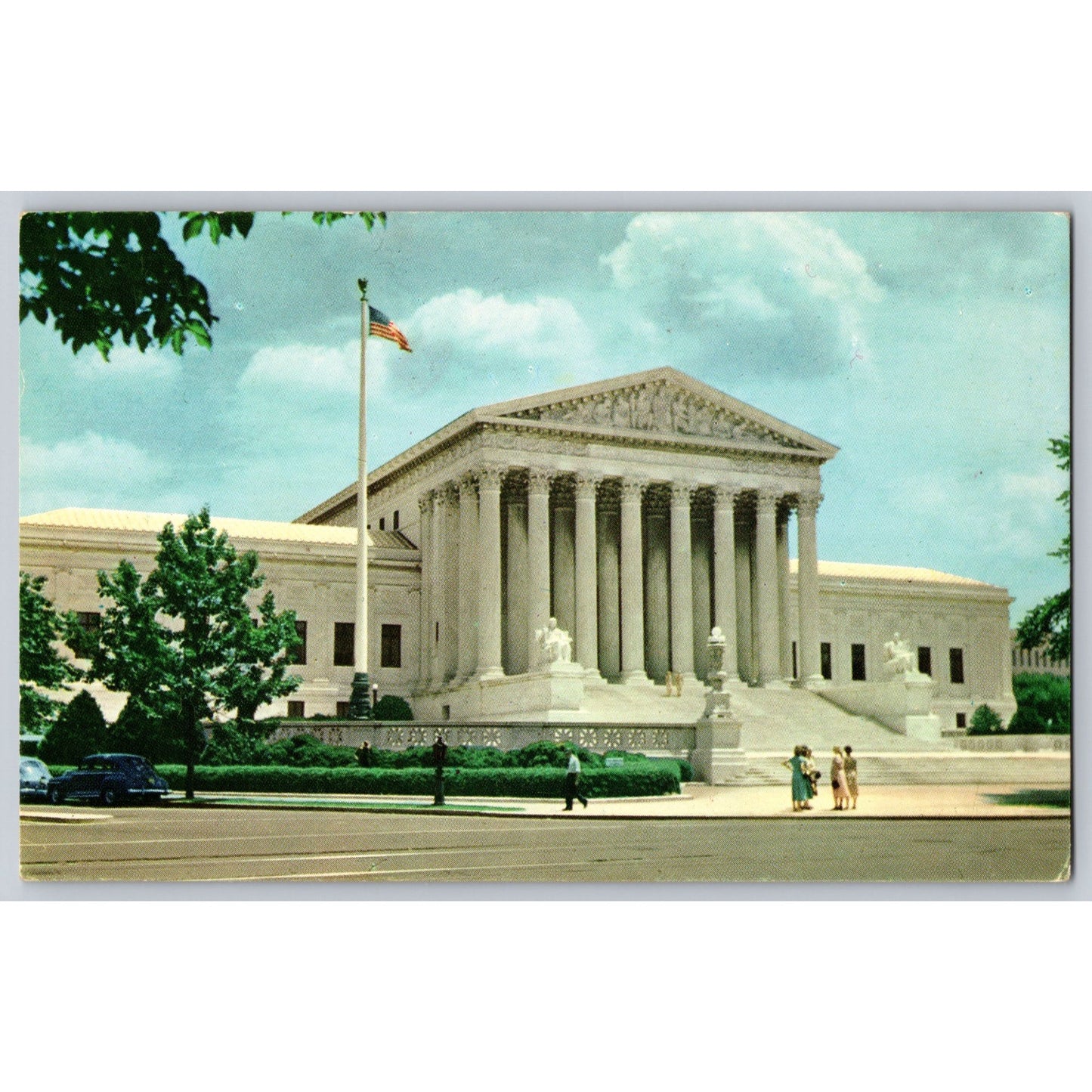 Washington DC US Supreme Court Chrome Postcard Unused L B Prince Co