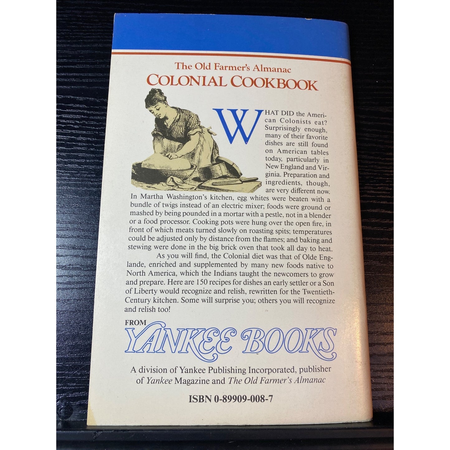 The Old Farmers Almanac Colonial Cookbook Premium Edition 2nd Ed 1982