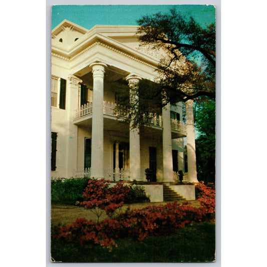 Natchez MS Mississippi Stanton Hall Magnolia Chrome Postcard News Agency Unused