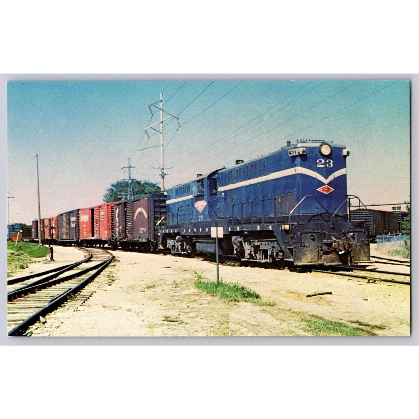 Postcard MN Minnesota Minneapolis Northfield & Southern Railway Chrome