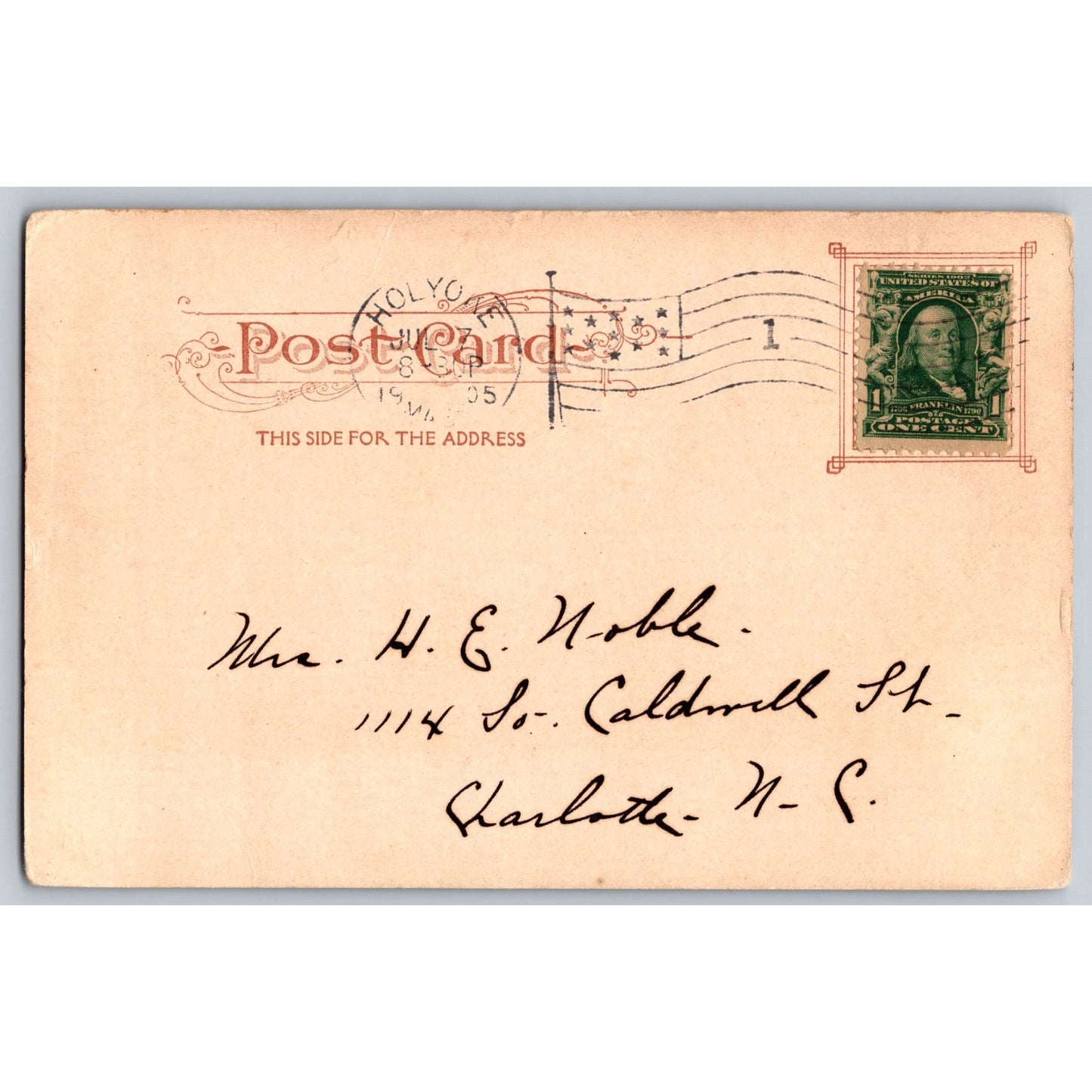 Holyoke MA Massachusetts Mt. Tom Summit House 1905 Undivided Postcard Used