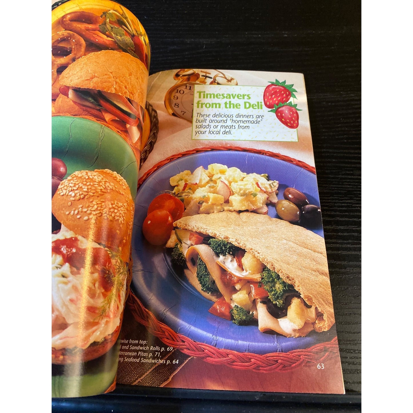 Pillsbury Classic Cookbook Booklet Dinner In No Time May 1996 Recipes Photos