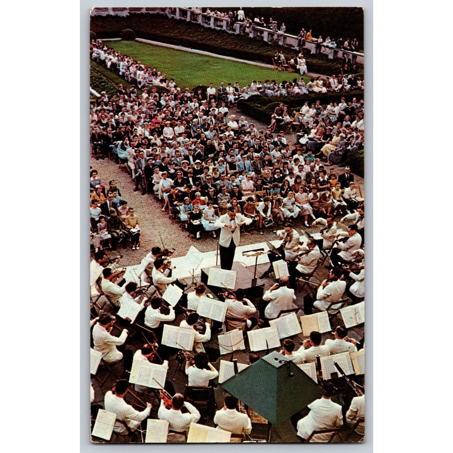 Washington DC National Symphony Concert Pan American Union 1958 Postcard