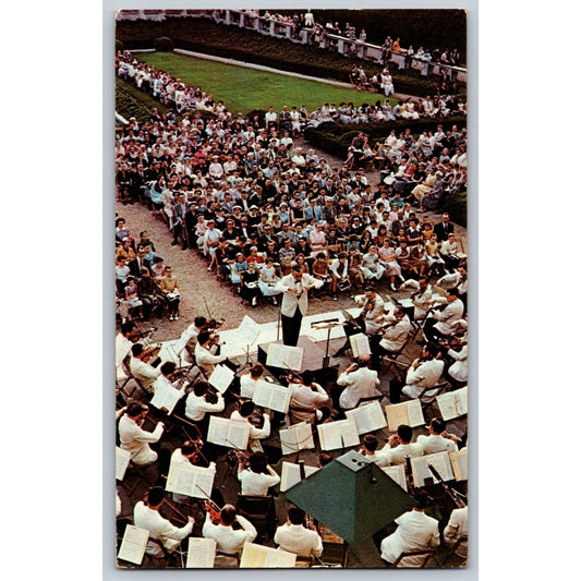 Washington DC National Symphony Concert Pan American Union 1958 Postcard