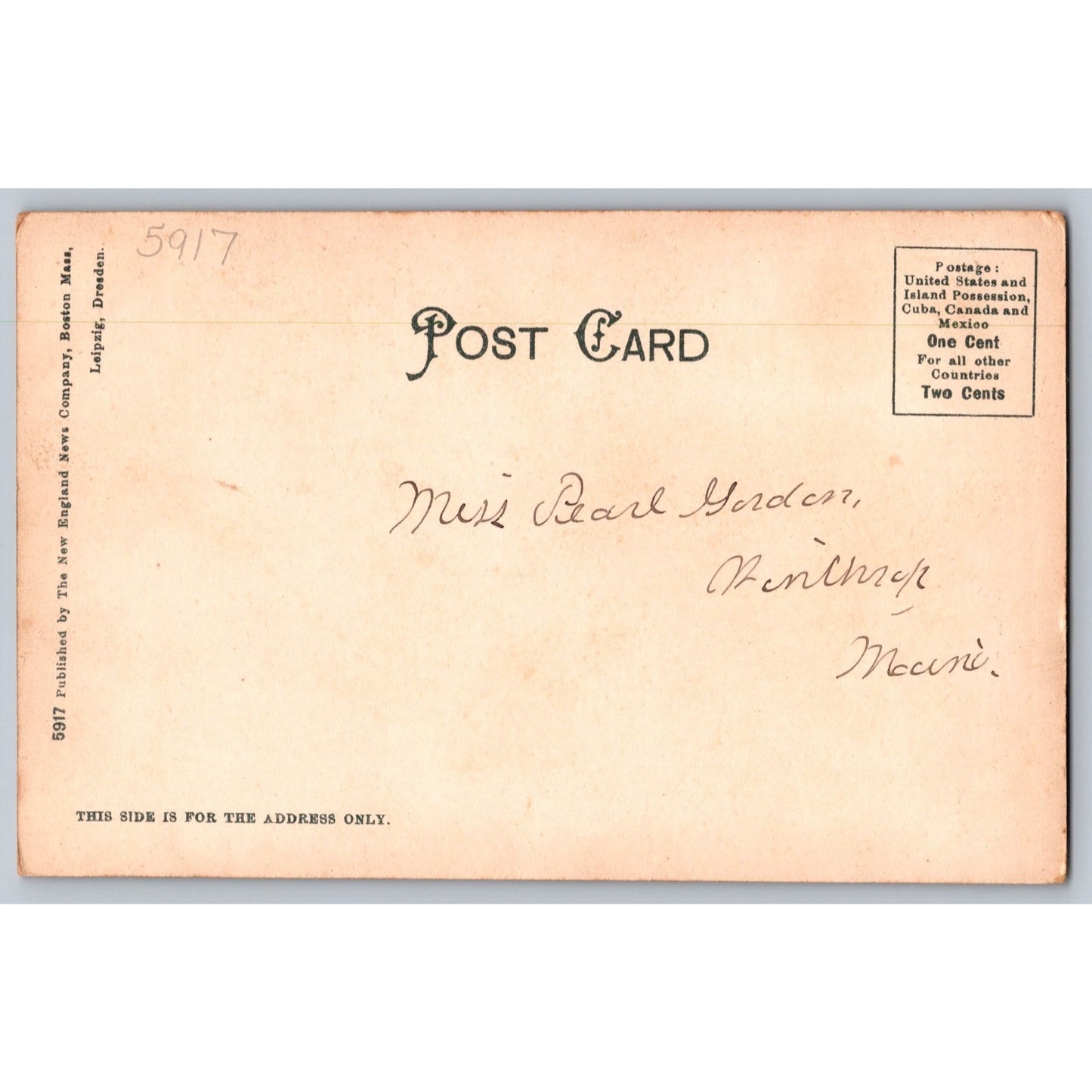 Boston MA Massachusetts Post Office Horse and Buggy Undivided Back Postcard