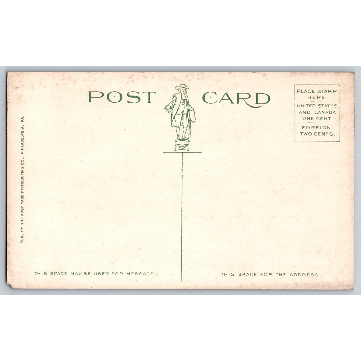 Easton PA Pennsylvania South Third Street Divided Back Postcard Unused