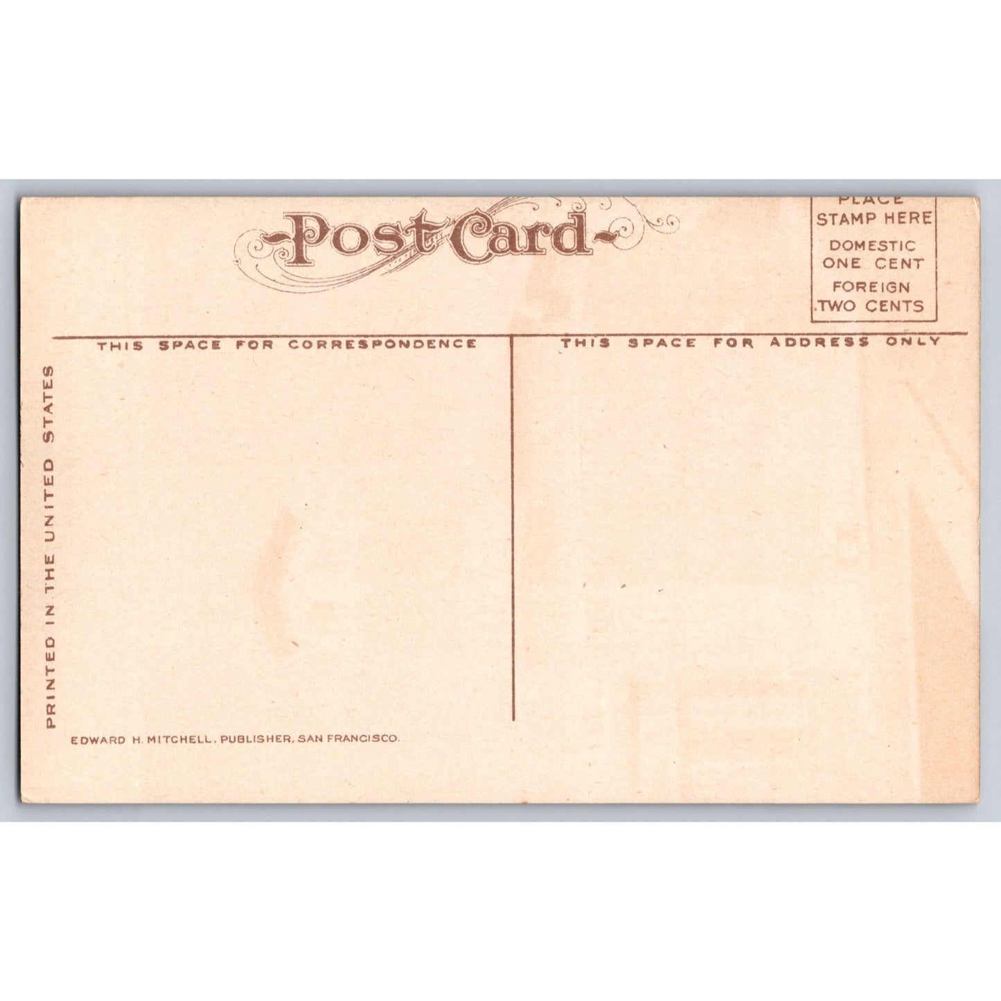 Tacoma WA Washington City Hall Early 1900s Postcard Edward H. Mitchell Unused