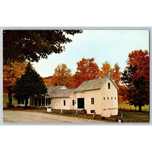 Plymouth Notch VT Vermont Calvin Coolidge Homestead Postcard Frank L Forward