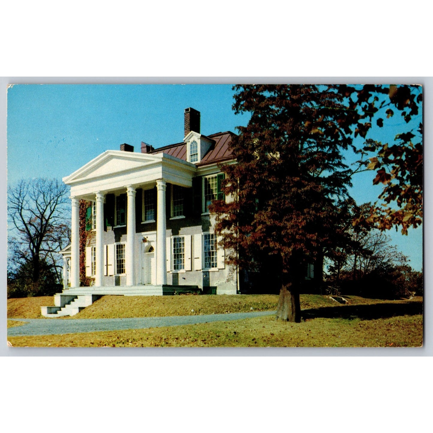 Philadelphia PA Pennsylvania Loudoun Mansion Thomas Armat Chrome Postcard Unused