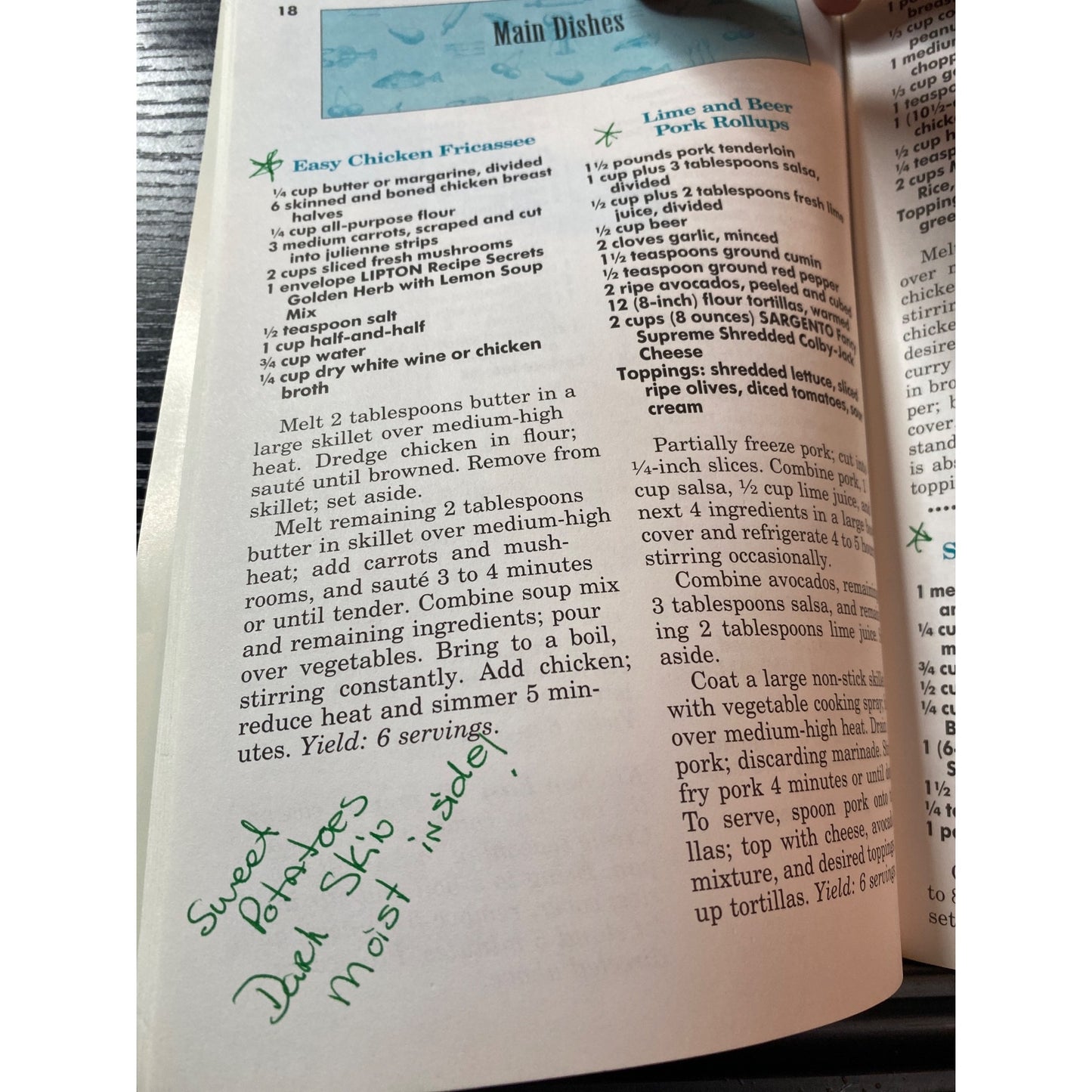 Southern Living Cooking School Recipe Book 1993