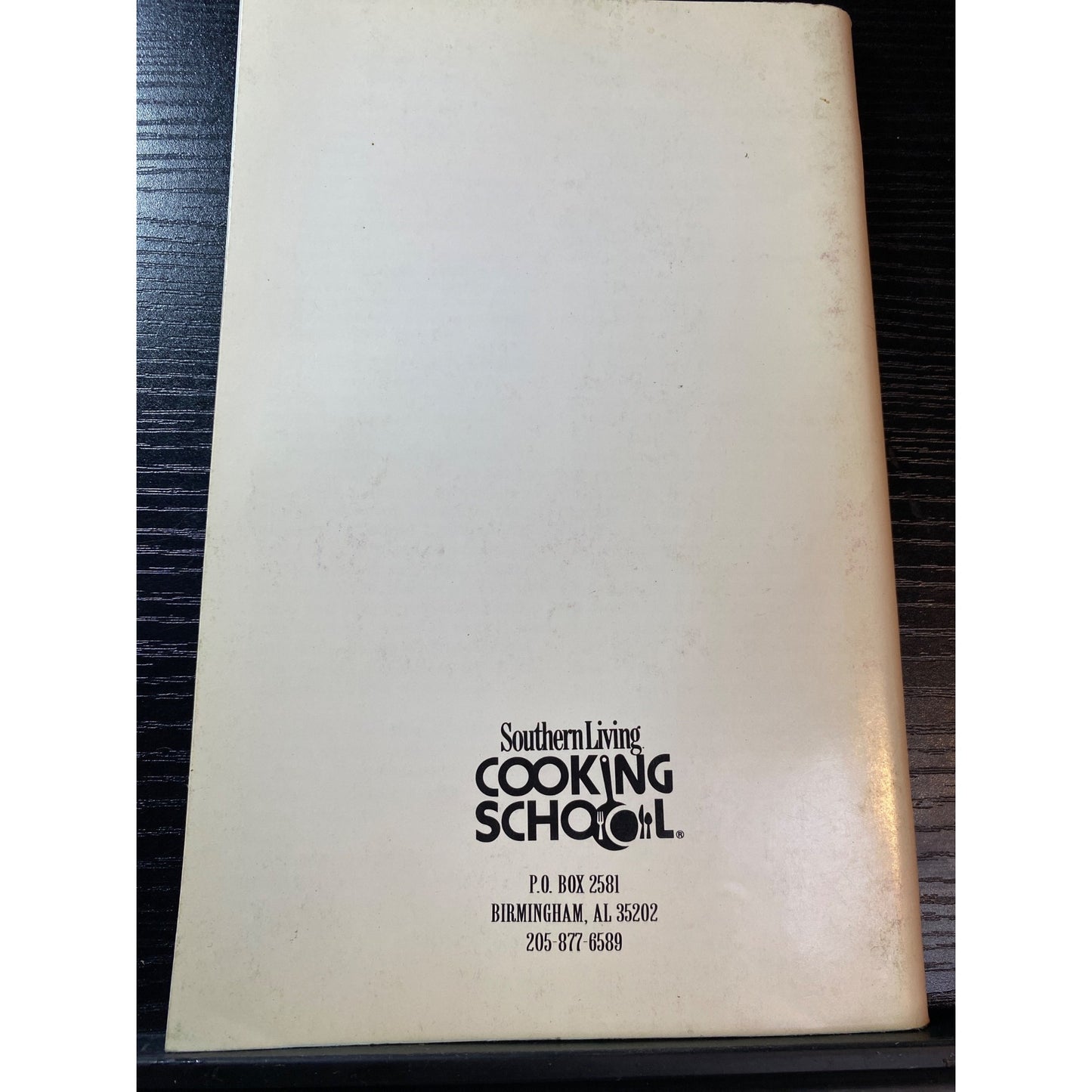 Southern Living Cooking School Recipe Book 1993