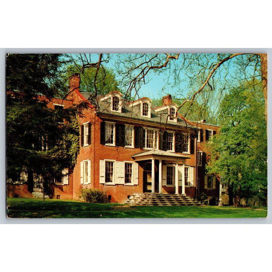 Lancaster PA Pennsylvania Wheatland Presidential Home Postcard