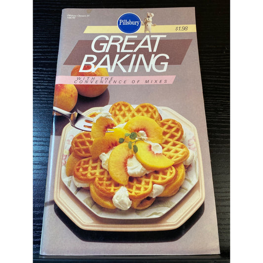 Pillsbury Classics Cookbook Booklet 31 Great Baking Recipes With Mixes 1983