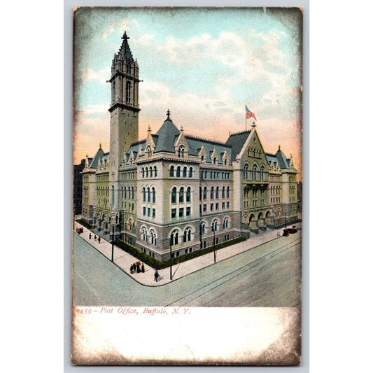 Buffalo NY New York Post Office Early 1900s Undivided Back Postcard Used
