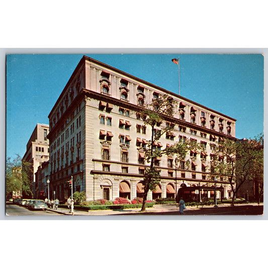Washington DC Sheraton Carlton Hotel Near White House Chrome Postcard Unused