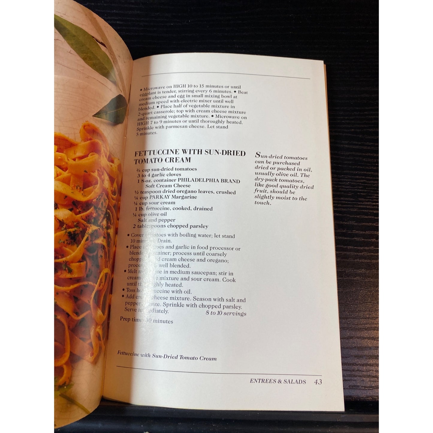 Kraft Philadelphia Cream Cheese Simple & Elegant Recipes Cookbook Booklet 1990