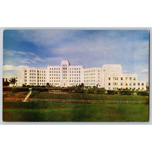 San Francisco CA California Veteran's Administration Hospital Chrome Postcard