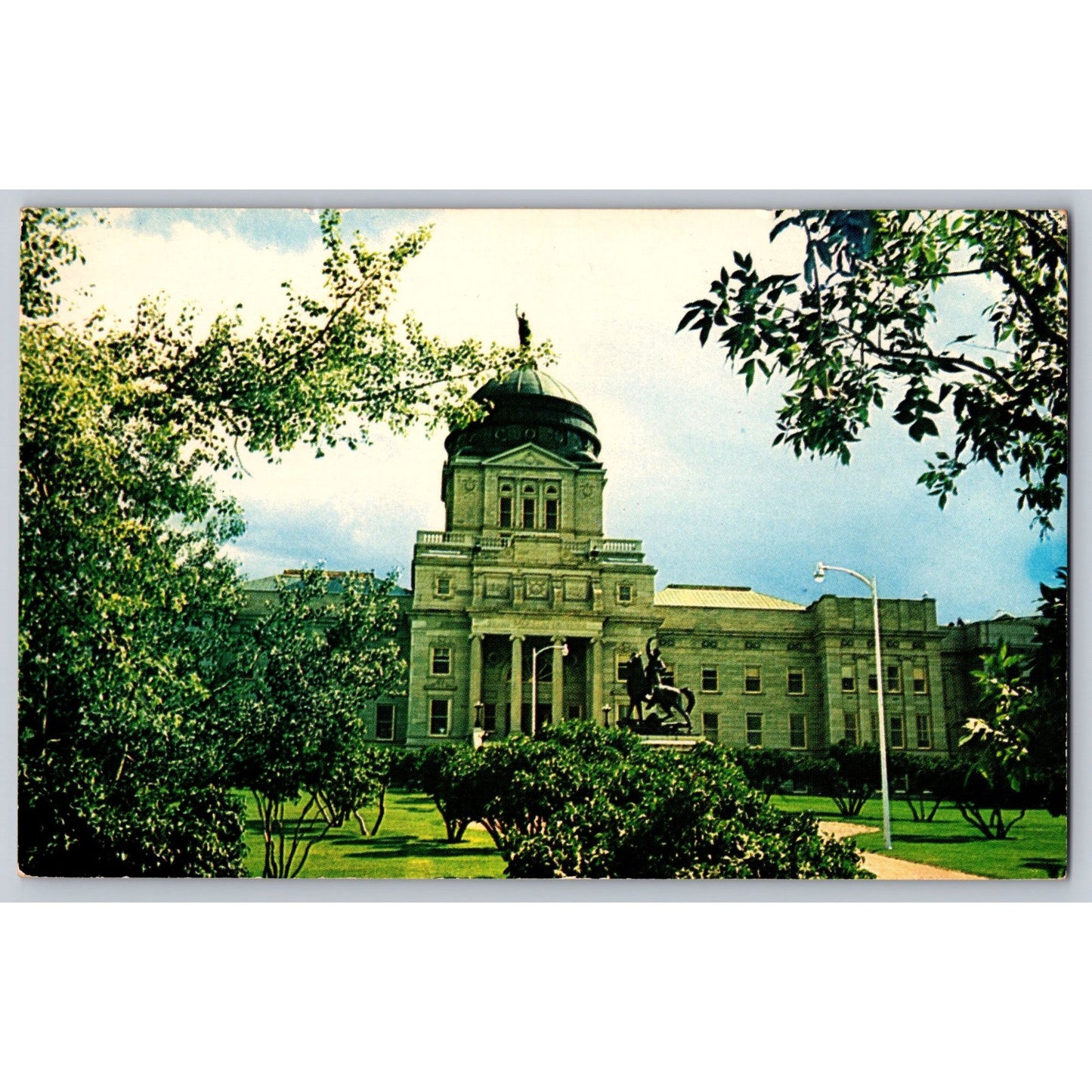 Helena MT Montana State Capitol Chrome Postcard Unused Bill Butler