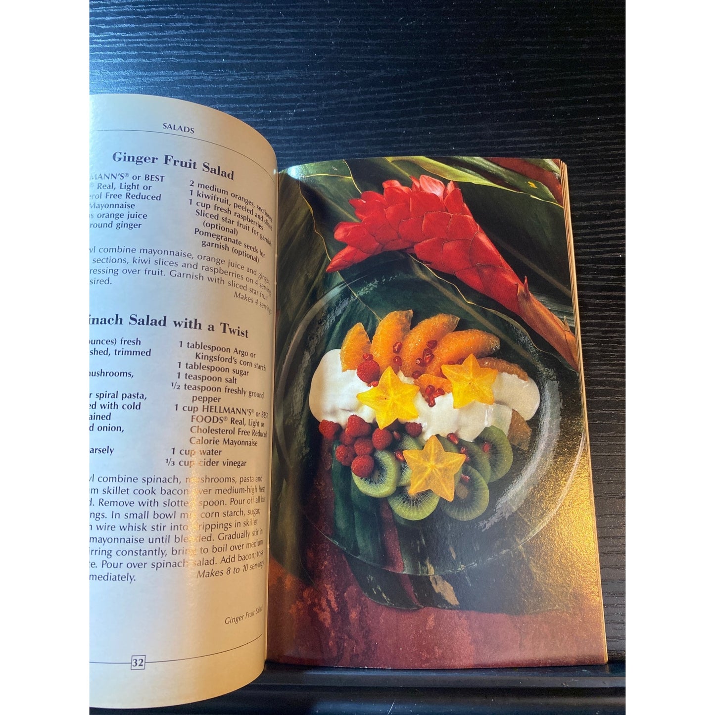 Hellmanns Best Foods Favorite Cookbook Booklet 1990 Salads Sandwiches Desserts