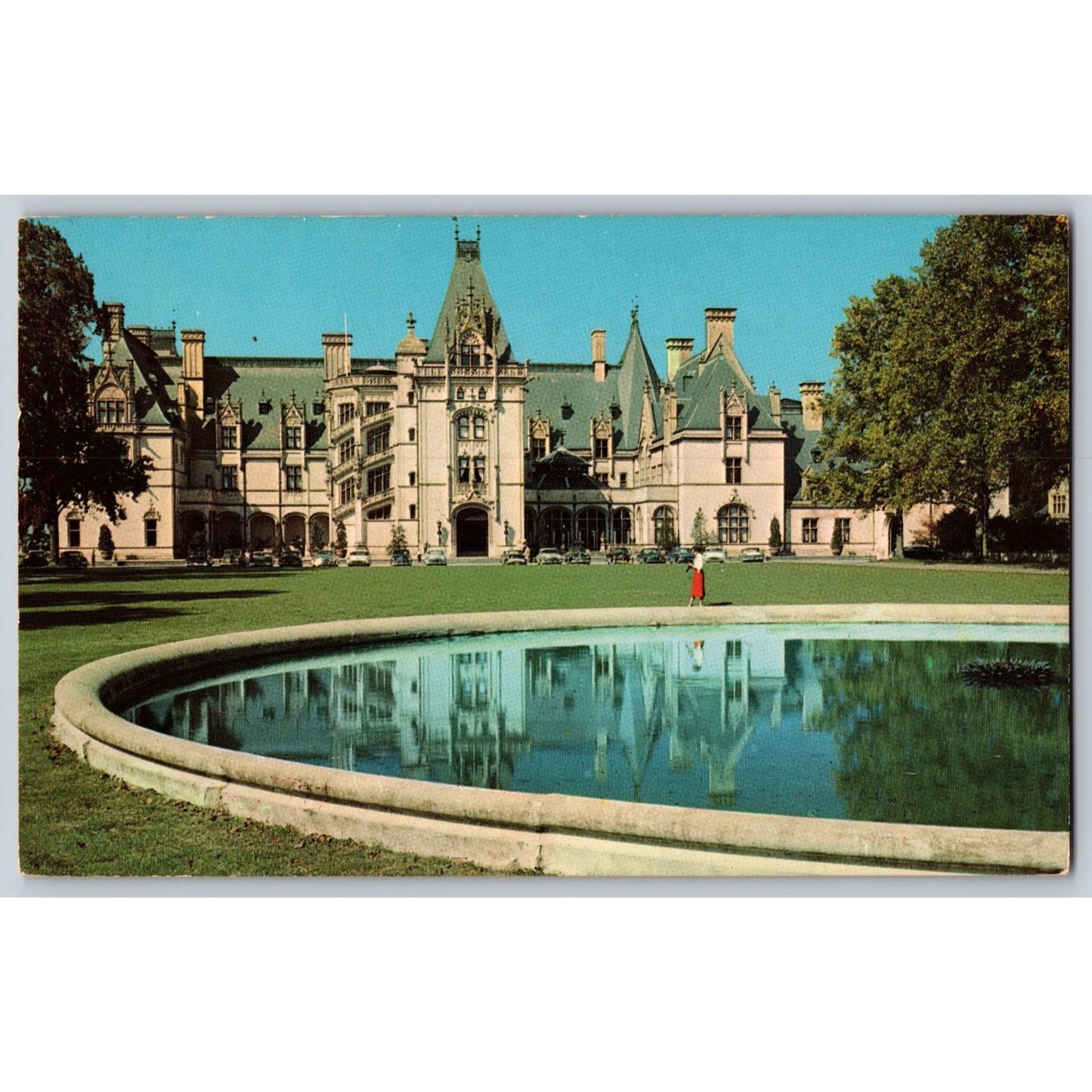 Asheville NC North Carolina Biltmore House Chrome Postcard Unused Colourpicture