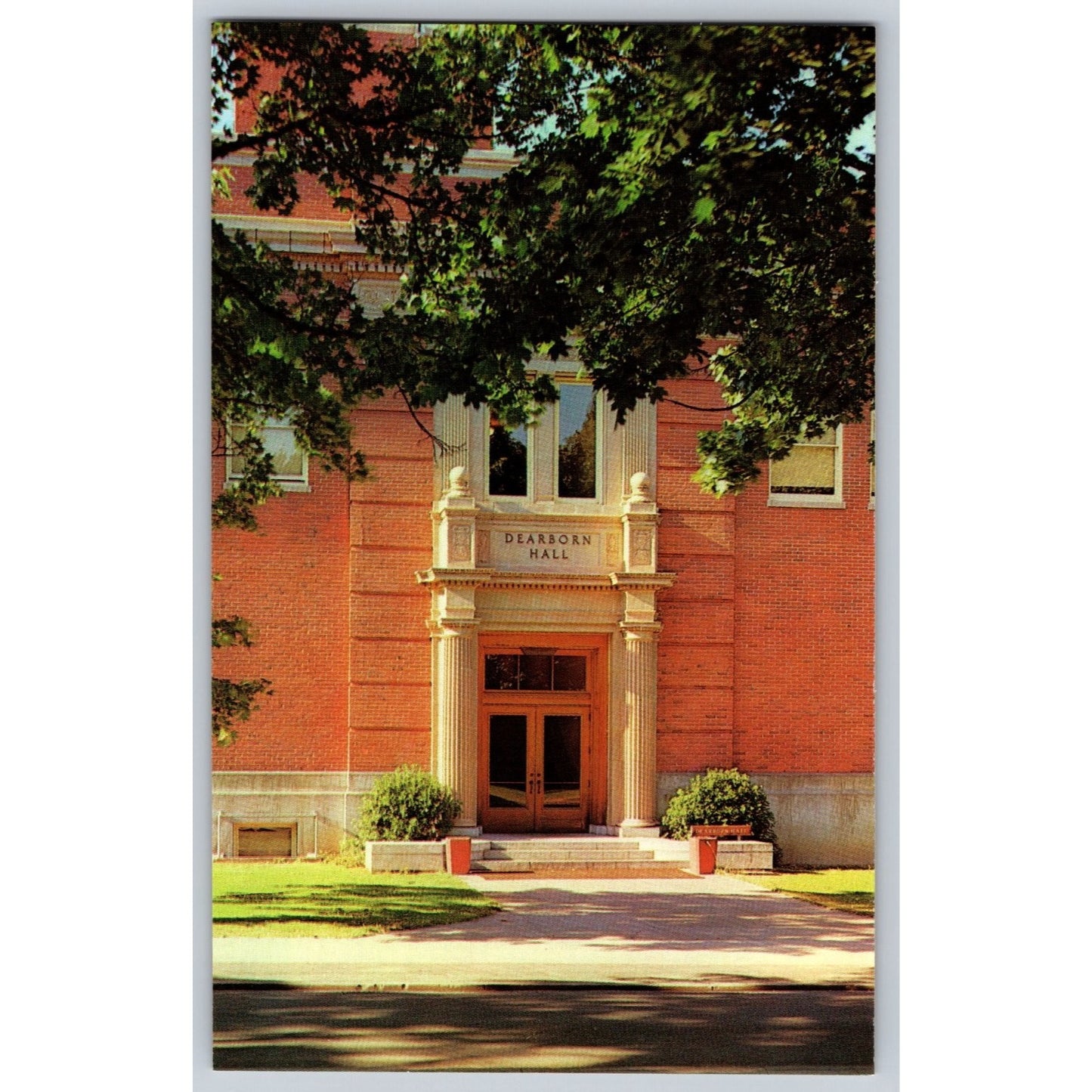 Corvallis OR Oregon State University Dearborn Hall Chrome Postcard Bob Wyer