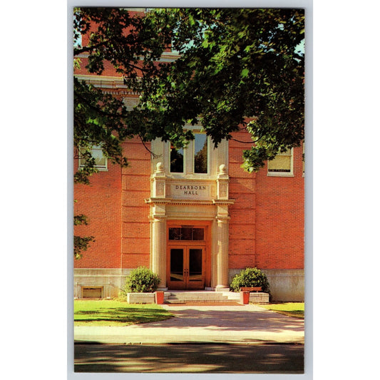 Corvallis OR Oregon State University Dearborn Hall Chrome Postcard Bob Wyer