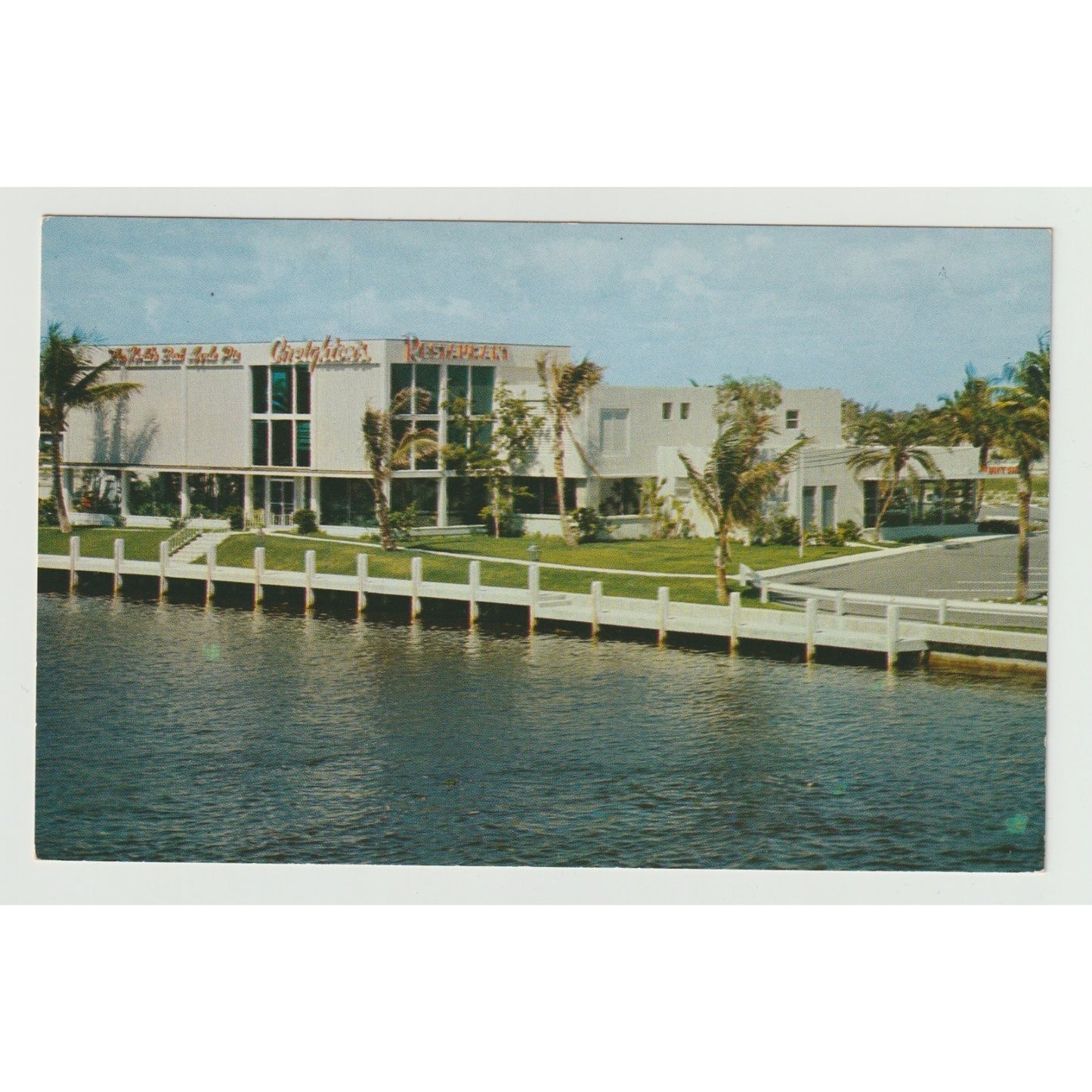 Fort Launderdale FL Florida Creightons Restaurant Postcard
