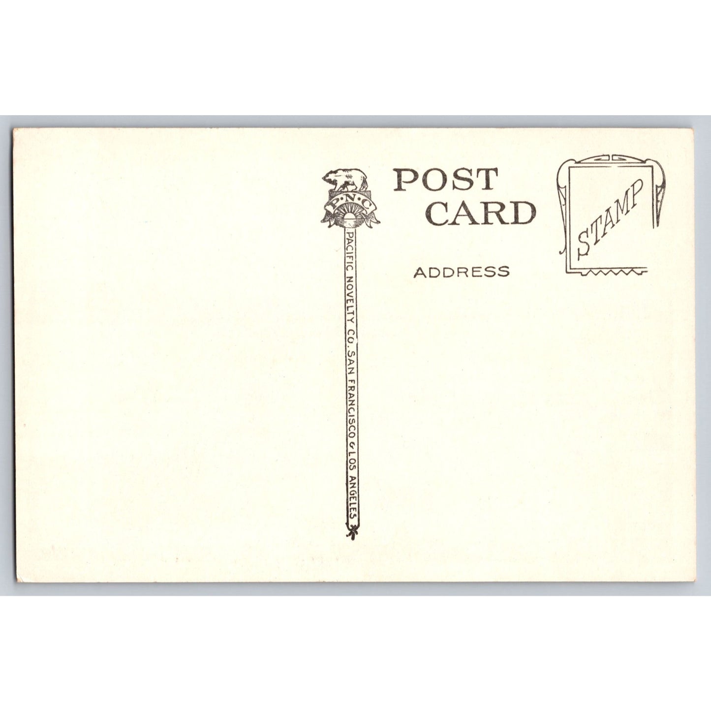 San Francisco Bay CA California North Beach Postcard Unused Pacific Novelty Co