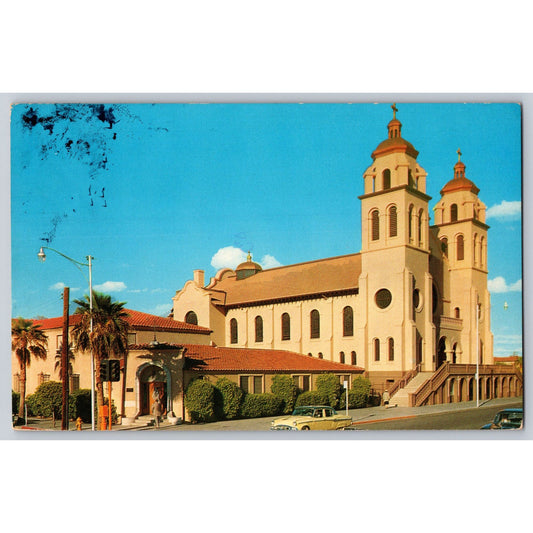 Phoenix AZ Arizona St Marys Catholic Church Chrome Postcard Used No Stamp