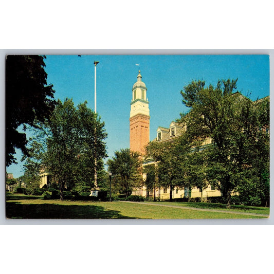 Washington PA Pennsylvania Washington-Jefferson College Campus Chrome Postcard