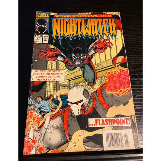 Marvel Nightwatch Second Sensational Issue #2 Comic Book 1994 Vintage Collectible
