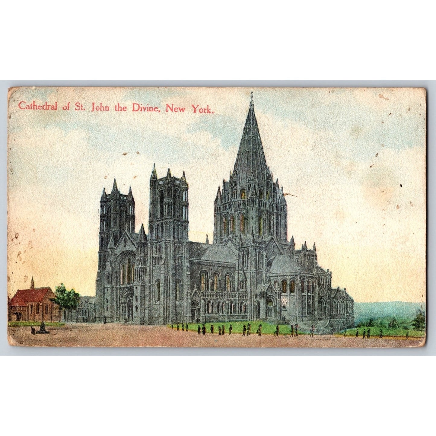 New York City NY Cathedral of St. John the Divine Divided Back Postcard Unused