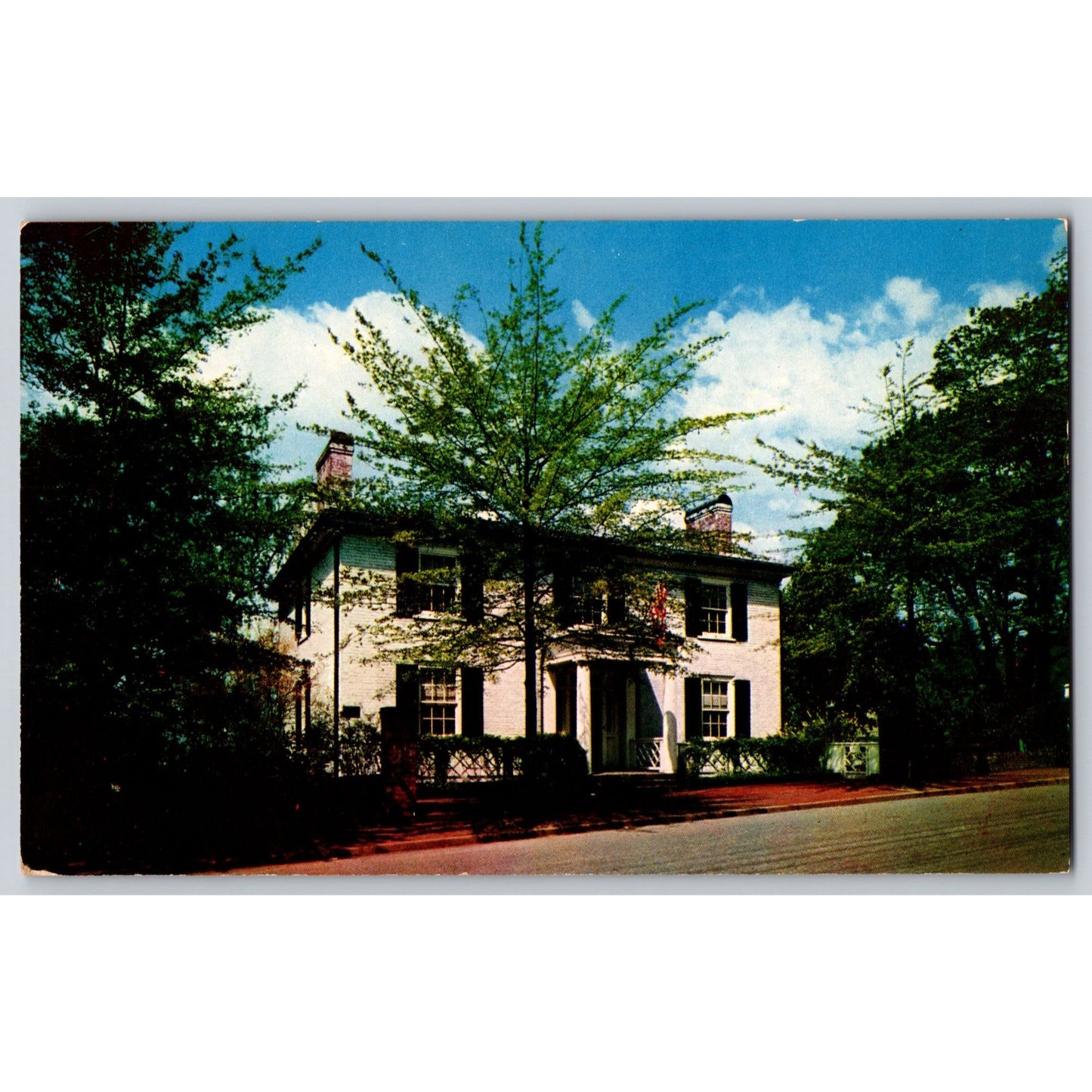 Staunton VA Virginia Birthplace Woodrow Wilson Chrome Postcard Vailes News Agency