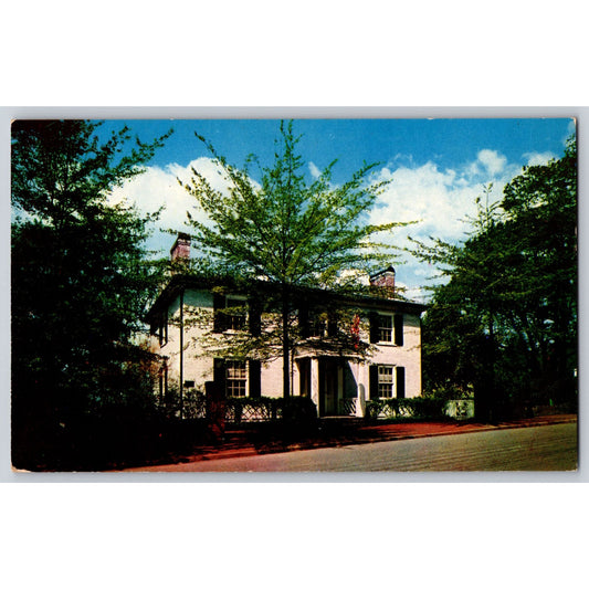 Staunton VA Virginia Birthplace Woodrow Wilson Chrome Postcard Vailes News Agency