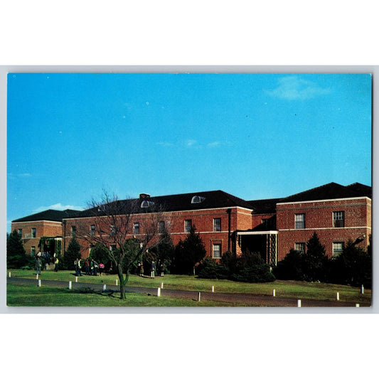 Warner OK Oklahoma Connors State Agricultural College Russell Hall Postcard