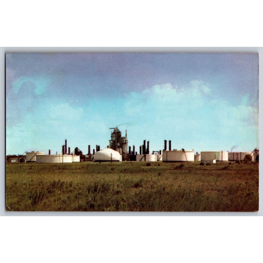 Oil Refinery West Texas By Texcolor Card Co Dallas Chrome Postcard