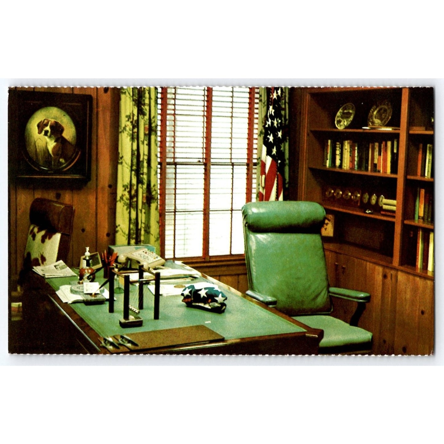 Johnson City TX Texas Lyndon B. Johnson Texas White House Office Postcard Awani Press