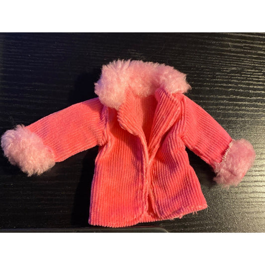 Doll Clothes Barbie Superstar 1982 SHILLMAN Fashion Corduroy COAT MOD