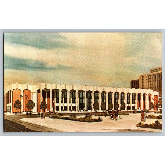 Cincinnati OH Ohio Convention Center 1967 Illustrated Postcard Dexter Press