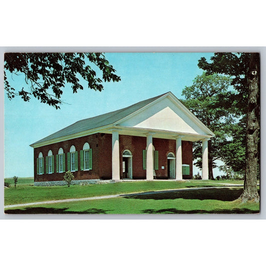 McEwensville PA Pennsylvania Warrior Run Church Chrome Postcard Dexter Press