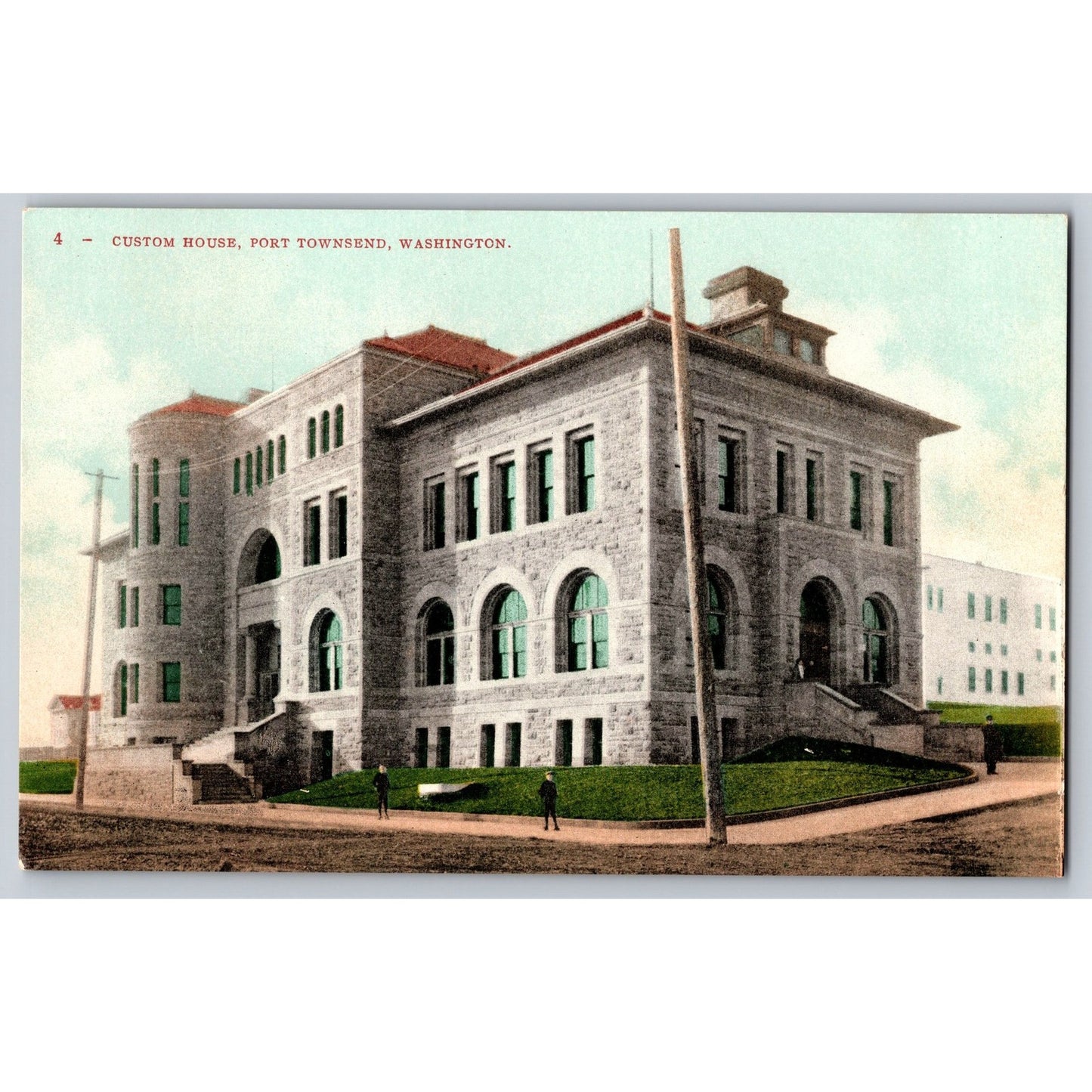 Port Townsend WA Washington Custom House Divided Back Postcard Edward H Mitchell